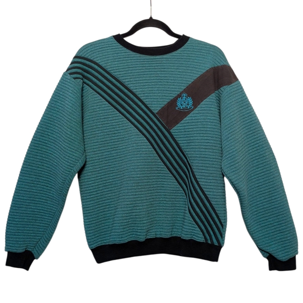 Riccardo 90s Vintage Crest Sweatshirt | Tagged XL (Fits Like Men’s L)